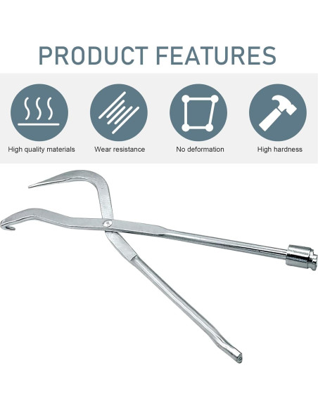 Alicates de Resorte de Freno Gunroil OILTHQ2080SI, Acero Carbono