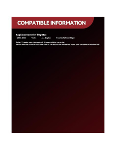 Amortiguadores Frontales Completo AUTOSITY para Yaris 2007-2011 2