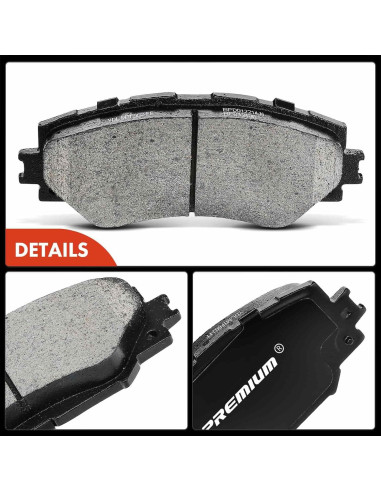 Juego de Pastillas de Freno Cerámicas A-Premium para Toyota y Scion