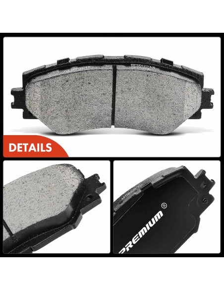 Juego de Pastillas de Freno Cerámicas A-Premium para Toyota y Scion