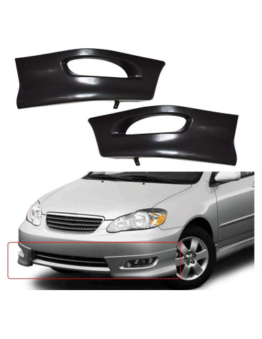 Labwork Spoiler Frontal para Toyota Corolla 2005-2008 - Negro Mate