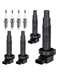 4 Bobinas de Encendido y Bujías GYbenzi UF316 para Toyota