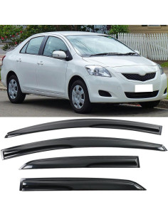 Visera de Ventana IKON MOTORSPORTS para Toyota Yaris 2007-2013 2