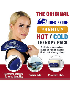 Compresas de Hielo Reutilizables TrekProof - Alivio Dolor Articulaciones y Músculos (2 Paquetes) 2