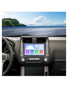Radio de Coche Roinvou para Toyota Prado 2010-2013 con Carplay y Android Auto