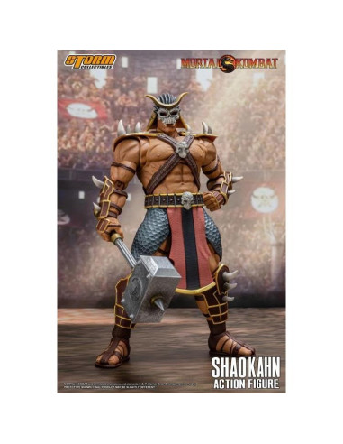 Figura Shao Kahn Mortal Kombat Storm Collectibles 18 cm