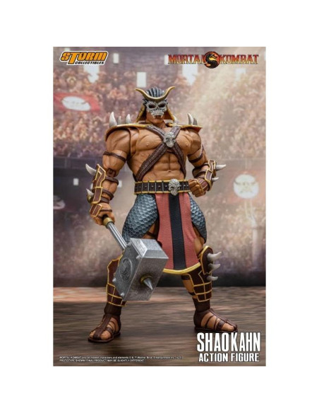 Figura Shao Kahn Mortal Kombat Storm Collectibles 18 cm