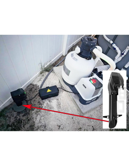 Poste de Iluminación Jardín iMBAPrice GPD19B Negro 19.5"