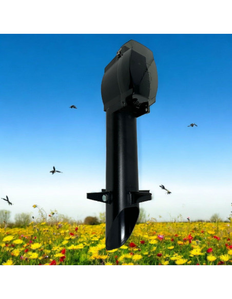 Poste de Iluminación Jardín iMBAPrice GPD19B Negro 19.5"