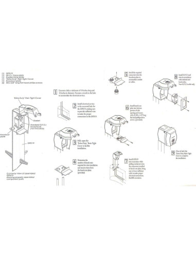 Poste de Iluminación Jardín iMBAPrice GPD19B Negro 19.5"