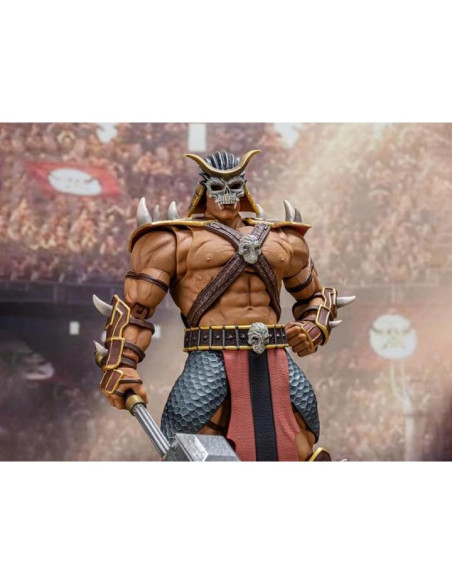 Figura Shao Kahn Mortal Kombat Storm Collectibles 18 cm