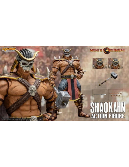 Figura Shao Kahn Mortal Kombat Storm Collectibles 18 cm