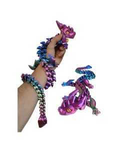 Dragón Impreso en 3D Articulado UXBSTM 60.96 cm Alivio Estrés