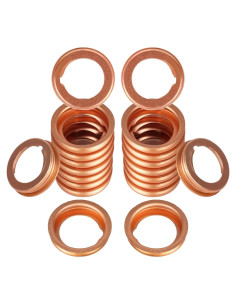 20 PCS Junta Drenaje Aceite Aluminio Luxlead Compatible Nissan