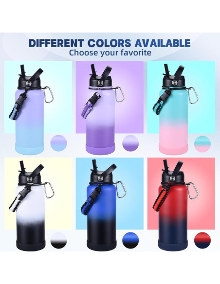 Botella de Agua Aislada CoolSub 32 oz Acero Inoxidable Doble Pared