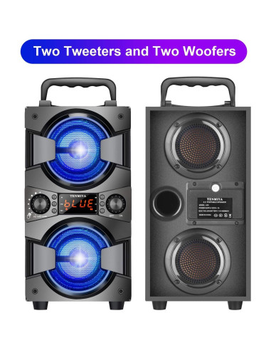 Altavoz Bluetooth TENMIYA A20 60W Inalámbrico con Micrófono