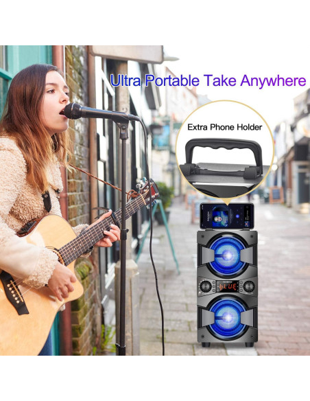 Altavoz Bluetooth TENMIYA A20 60W Inalámbrico con Micrófono