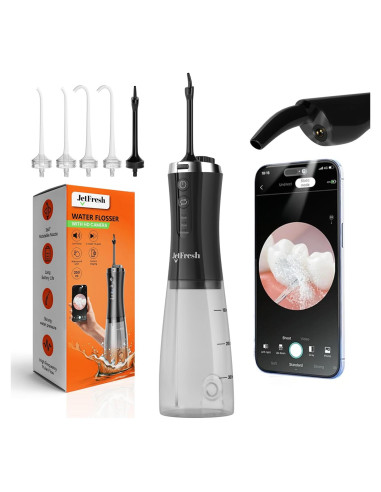 Irrigador Oral Eléctrico C2 con Cámara 350ml Recargable