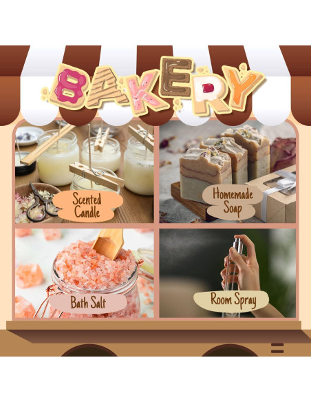 Conjunto de Aceites Esenciales Salubrito 6x10ml Repostería