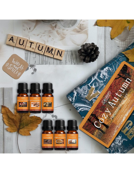 Set de Aceites Esenciales Otoño Salubrito 6x10ml Aromaterapia