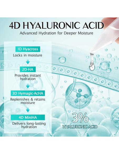 Suero Facial Hidratante 3% Ácido Hialurónico Meifenla 30 Viales