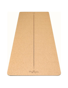 Alfombrilla de Yoga Plyopic Corcho Antideslizante 185x66cm