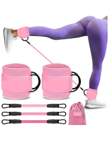 Bandas de Resistencia para Tobillos Flexi Muscles - 3 Niveles