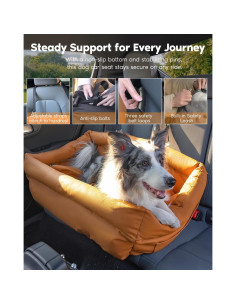 Asiento de Coche para Perros BTOG Mediano Antideslizante 75.9x50cm 2