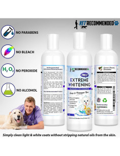 Champú Blanqueador Extremo OMG para Perros 473ml - Sin Jabones 2