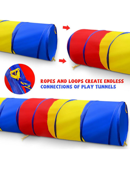 Túnel de Juego TIKTENT para Niños 1-3 Años - Pop Up