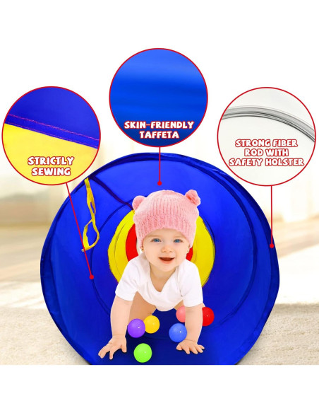 Túnel de Juego TIKTENT para Niños 1-3 Años - Pop Up