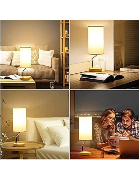 Lámpara de Mesa LED Artoomizz con Cargador Inalámbrico 40cm