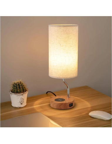 Lámpara de Mesa LED Artoomizz con Cargador Inalámbrico 40cm