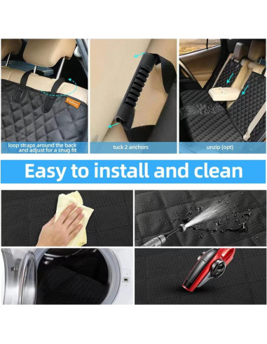 Funda de Asiento para Perros Popbark - Impermeable y Antideslizante