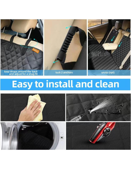 Funda de Asiento para Perros Popbark - Impermeable y Antideslizante