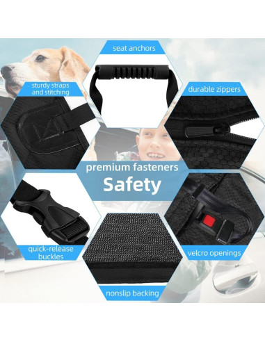 Funda de Asiento para Perros Popbark - Impermeable y Antideslizante