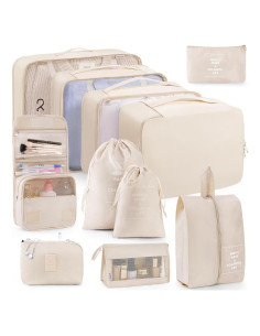 Set de Cubos de Empaque 11 PCS TRMFUSA Beige Organizador