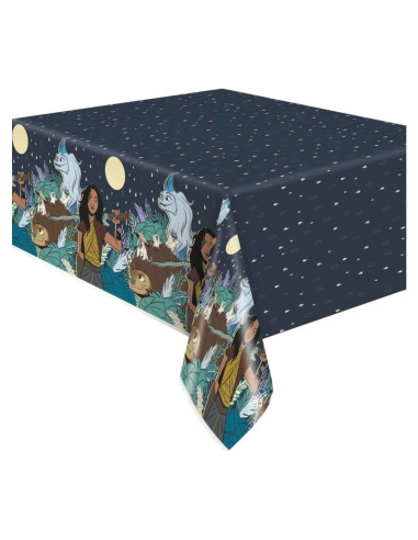 Cubierta de Mesa Plástica Disney Raya 213x137 cm Multicolor