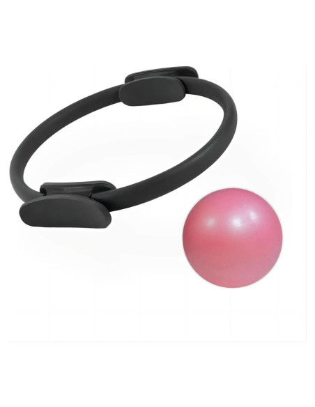 Set de Anillo y Mini Pelota de Pilates ZAGIWN 33 cm