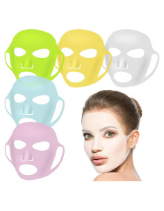 5 Piezas de Máscaras Faciales de Silicona Reutilizables Maitys