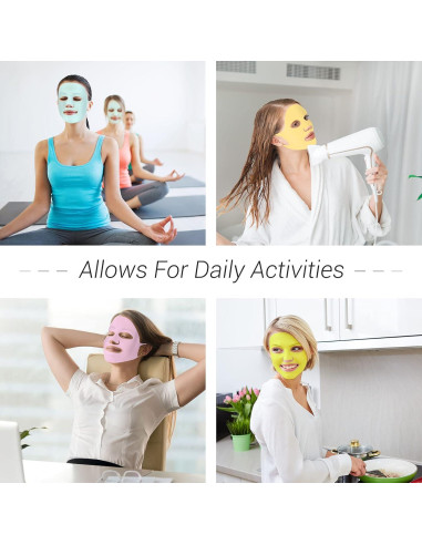 5 Piezas de Máscaras Faciales de Silicona Reutilizables Maitys