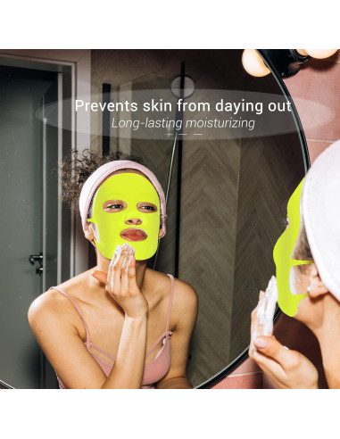 5 Piezas de Máscaras Faciales de Silicona Reutilizables Maitys