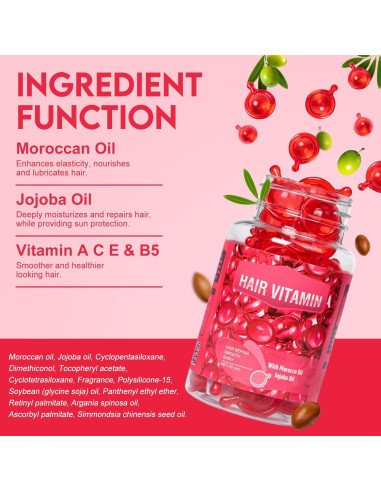 Cápsulas de Tratamiento Capilar WAONIQ 30 Unidades Aceite de Marruecos