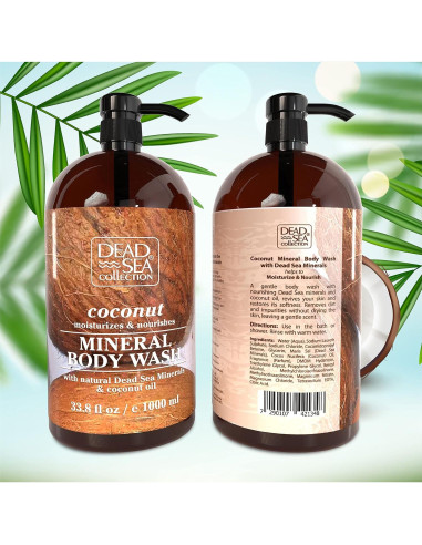 Gel de Ducha Hidratante Coco Colección del Mar Muerto 1000 ml