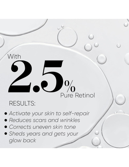 Suero Retinol PM BelleCte 2.5% Antienvejecimiento 30ml