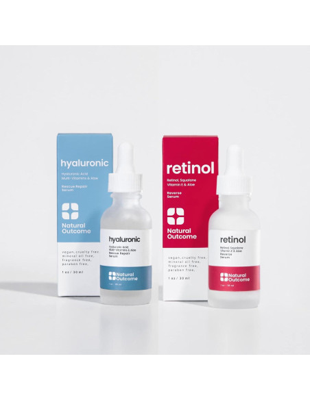 Set de Sueros Faciales Antienvejecimiento Natural Outcome 28.35g