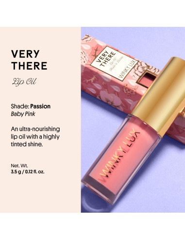 Aceite Labial Brillante Winky Lux Muy Allí Pasión Rosa Bebé