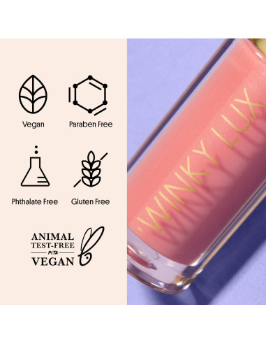 Aceite Labial Brillante Winky Lux Muy Allí Pasión Rosa Bebé
