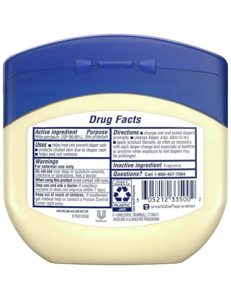Vaselina 100% Pura para Bebés 368.5 g - Paquete de 4