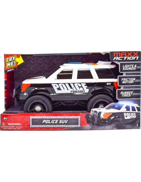 Coche de Policía Motorizado Maxx Action Sunny Days 30.48 cm
